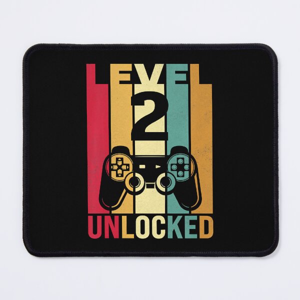 Item preview, Level 2 Unlocked Two 2yr 2 Birthday Boy Son Funny Gamer 2nd Years Old designed and sold by MalloWilli.