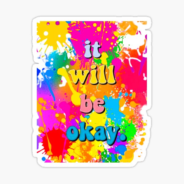 inspirational-words-about-life-stay-positive-sticker-for-sale-by