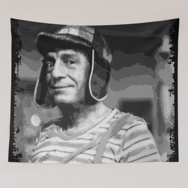 Item preview, El Chavo del Ocho - Chaves - Xavier - Digital Painting Black and White - Pintura Digital designed and sold by RazzArt.