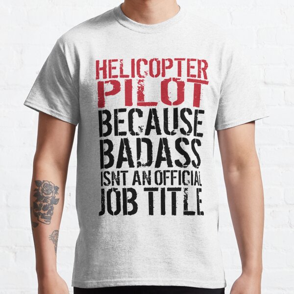 helicopter pilot t shirts