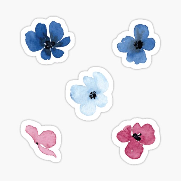 Item preview, Small Flowers - Watercolor Flowers- Flowers- Botanical Watercolor designed and sold by brushespopcorn.