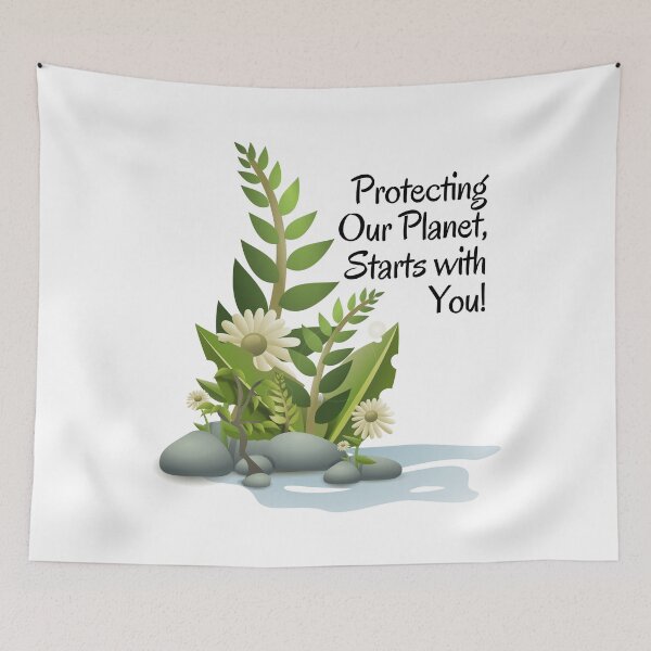 Item preview, Protecting Our Planet, starts with you designed and sold by TheBichrDesign.
