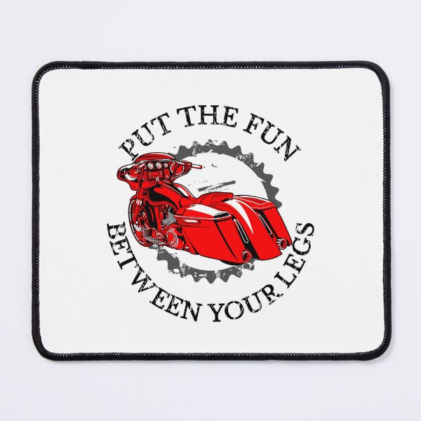 Item preview, Put the fun betweeen your legs, Funny motorcycles,Touring Motorcycle illustration designed and sold by Lekrock.
