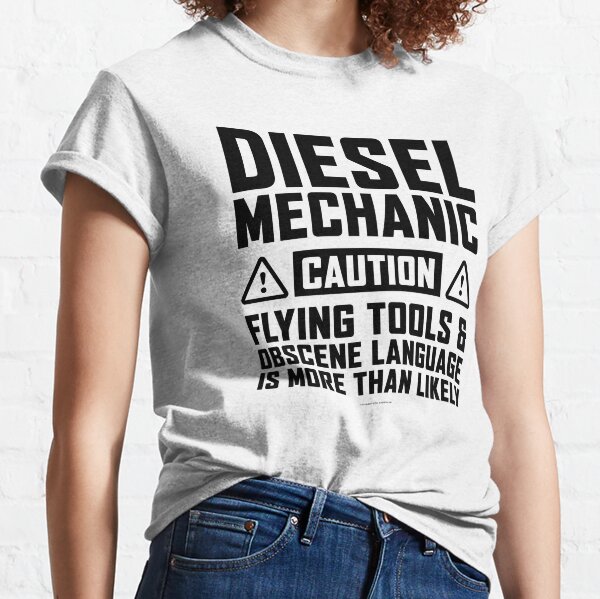 funny diesel mechanic shirts