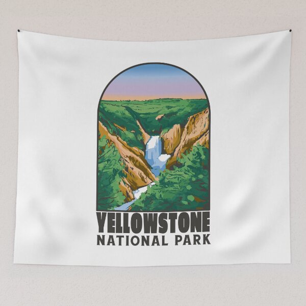 Item preview, Yellowstone National Park Wyoming USA designed and sold by Hoiho Adventure Shirts.