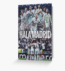 Hala Madrid Greeting Card