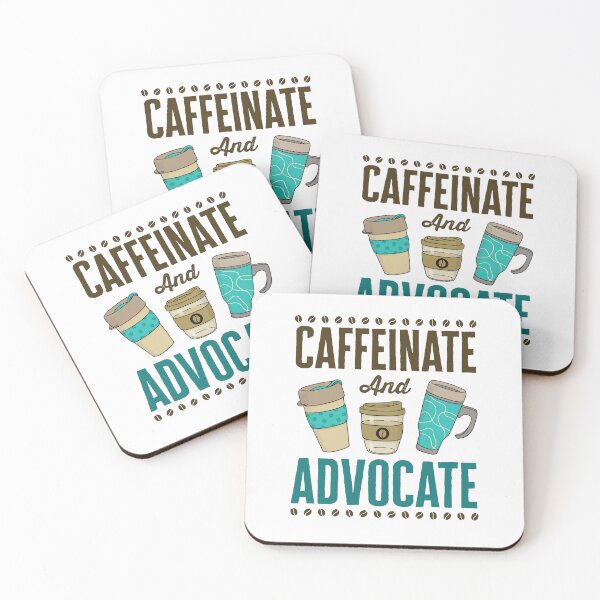 Item preview, Caffeinate and Advocate Lawyer Attorney designed and sold by jaygo.