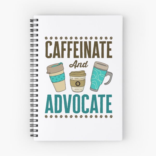 Item preview, Caffeinate and Advocate Lawyer Attorney designed and sold by jaygo.