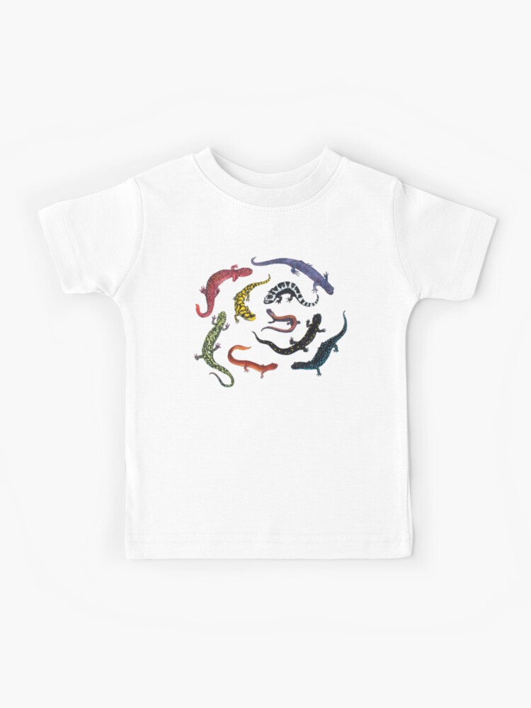 Thumbnail 1 of 2, Kids T-Shirt, Salamanders designed and sold by LadyElizabeth.