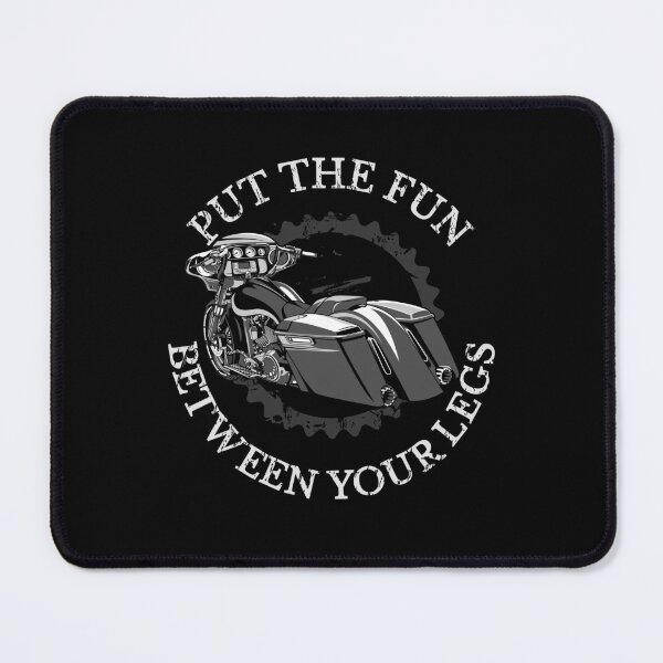 Item preview, Put the fun betweeen your legs, Funny motorcycles,Touring Motorcycle illustration designed and sold by Lekrock.