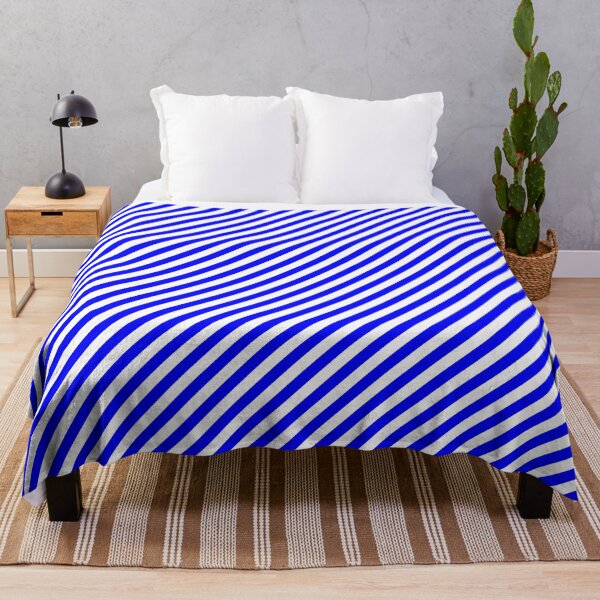 Item preview, Diagonal Stripes Americana Blue and White 5748 designed and sold by Art in My Loft.