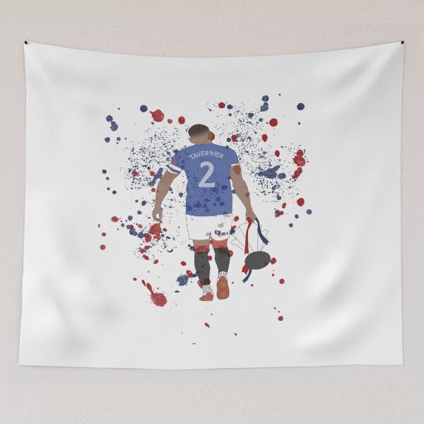 Item preview, Captain, Tavernier, No 2 Rangers Fan ArtWork designed and sold by FootyLocker.