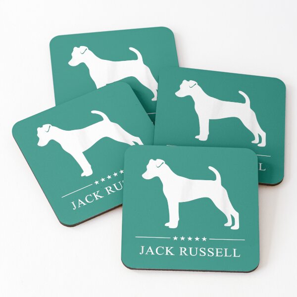 Item preview, Jack Russell Dog White Silhouette   designed and sold by Mitisme.