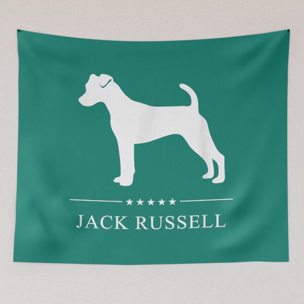 Item preview, Jack Russell Dog White Silhouette   designed and sold by Mitisme.