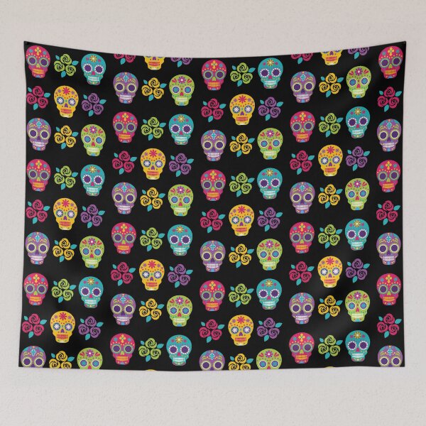 Item preview, Sugar Skulls and Roses designed and sold by ChelleCreate.