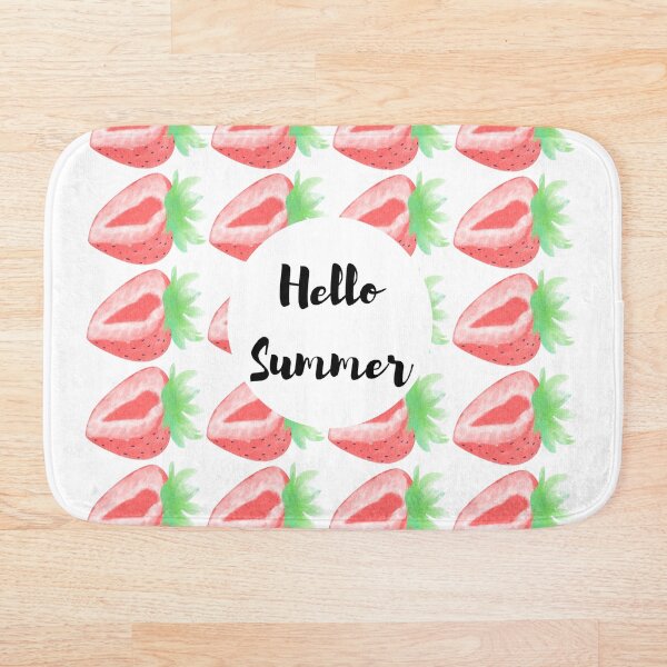 Item preview, Preppy Strawberry Pattern Design designed and sold by Beach-Designs.