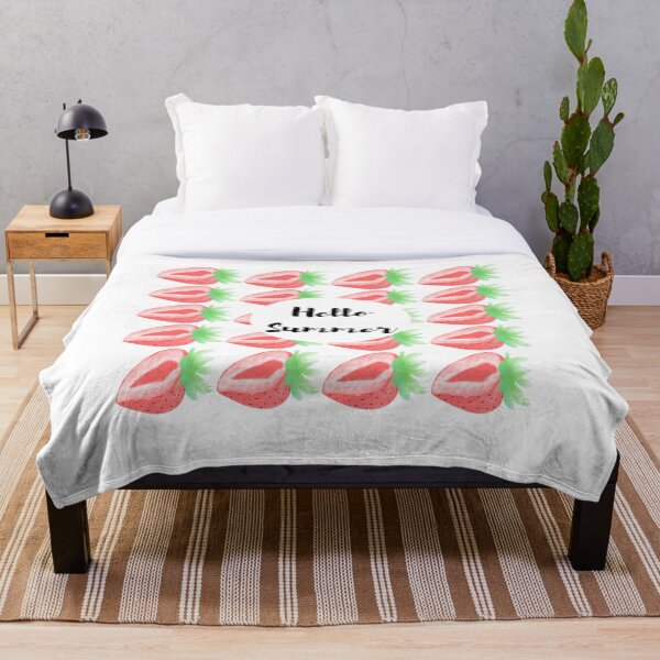 Item preview, Preppy Strawberry Pattern Design designed and sold by Beach-Designs.