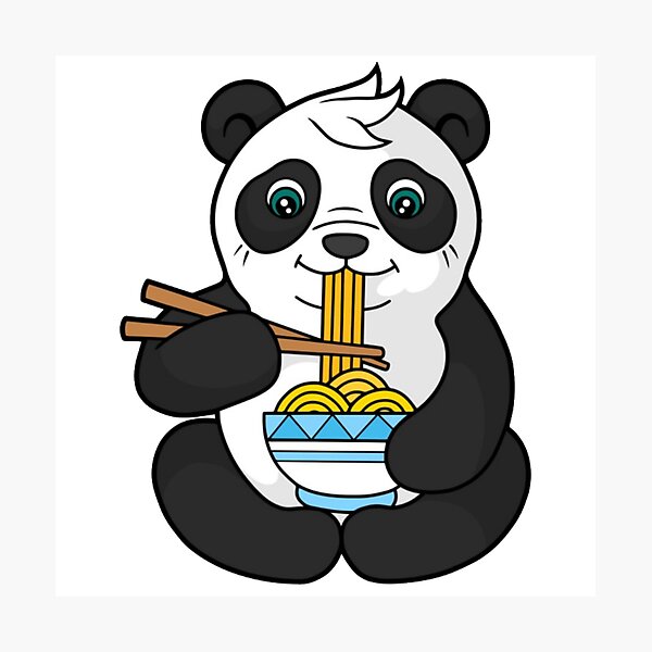 Artikelvorschau, Ramen Panda entworfen und verkauft von ColoredTime.
