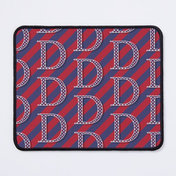 Item preview, The Letter D Americana Old Glory Red and Blue 5748 designed and sold by Art in My Loft.