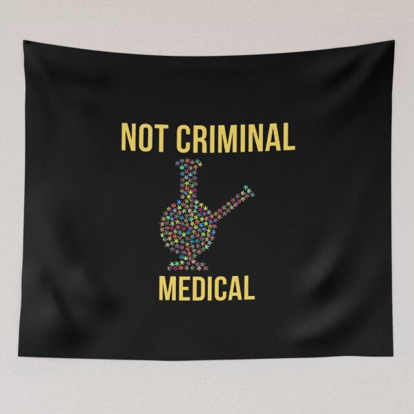 Item preview, Medical Marijuana, Not Criminal Medical, Marijuana, Cannabis, Leaf Gold Bud designed and sold by BestDesignbySof.