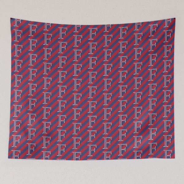 Item preview, The Letter F Americana Old Glory Red and Blue 5748 designed and sold by Art in My Loft.