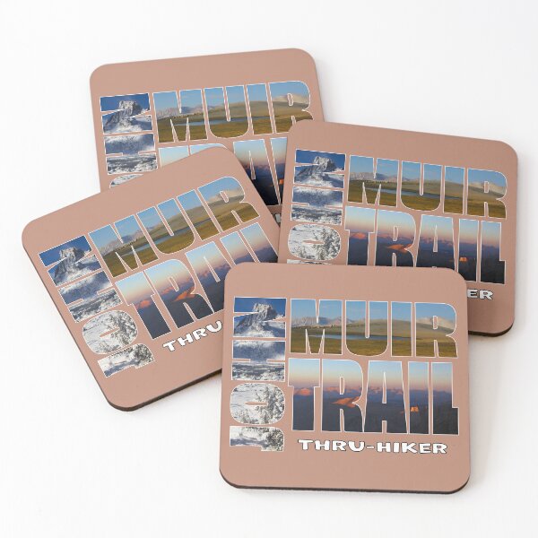 Item preview, John Muir Trail thru-hiker, lettering with photos designed and sold by MH65Designs.