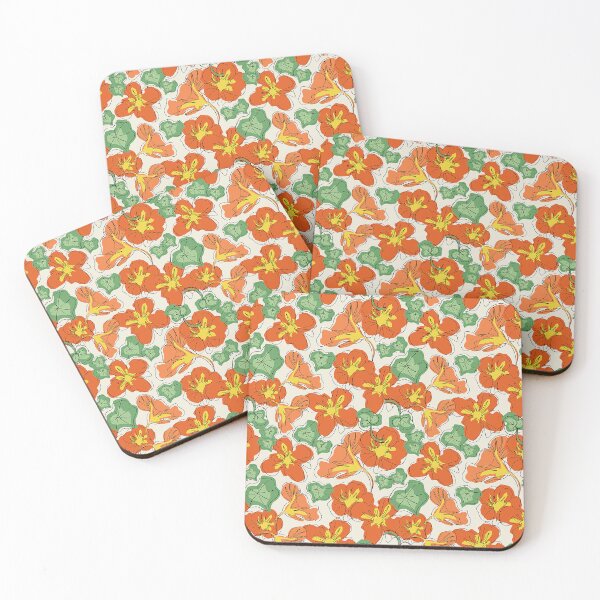 Item preview, Nasturtium Repeating Pattern designed and sold by S-Warner.