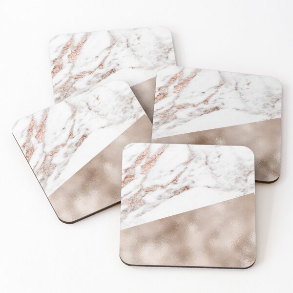 Item preview, Geometric marble - luxe rose gold edition II designed and sold by marbleco.