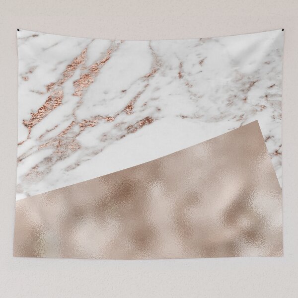 Item preview, Geometric marble - luxe rose gold edition II designed and sold by marbleco.