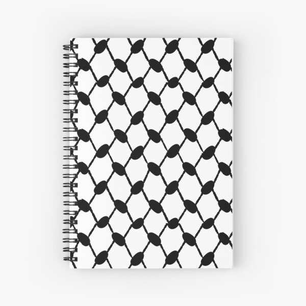 Palestinian Keffiyeh - كوفية فلسطينية  Spiral Notebook for Sale