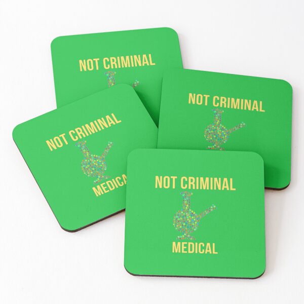 Item preview, Medical Marijuana, Not Criminal Medical, Marijuana, Cannabis, Leaf Gold Bud designed and sold by BestDesignbySof.