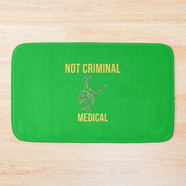 Aperçu de l'œuvre Marijuana médicale, médecine non criminelle, marijuana, cannabis, Leaf Gold Bud créée et vendue par BestDesignbySof.