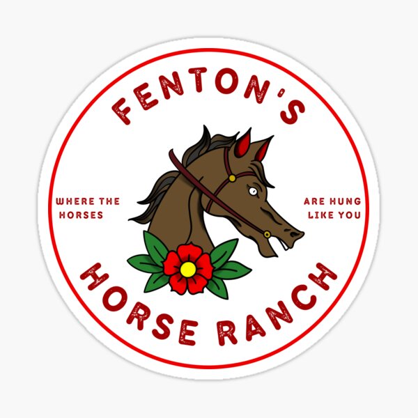 Fenton's Horse Ranch Sticker