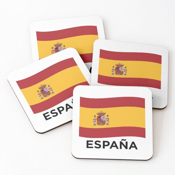 Item preview, Spain Wave Flag With Text - Bandera de España (On White) designed and sold by STUDIO-72.