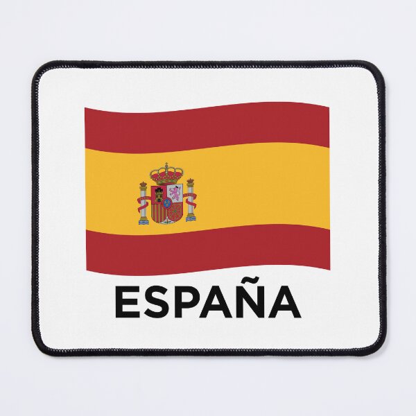 Item preview, Spain Wave Flag With Text - Bandera de España (On White) designed and sold by STUDIO-72.
