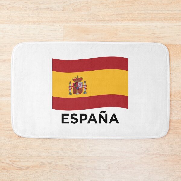 Item preview, Spain Wave Flag With Text - Bandera de España (On White) designed and sold by STUDIO-72.