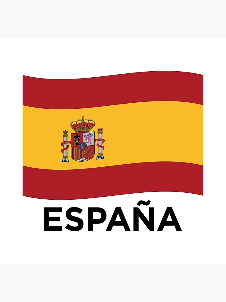 Delantal blanco bandera España personalizado. La Tienda de España