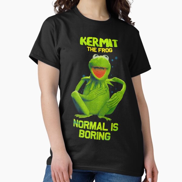 Vista previa del artículo con la obra «KERMIT NORMAL ES ABURRIDO», diseñado y vendido por MichaelRojas1.