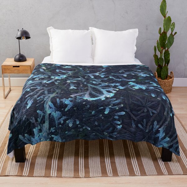 Item preview, Northern White Cedar in Dark Blue Illustration designed and sold by SunshineWalker.