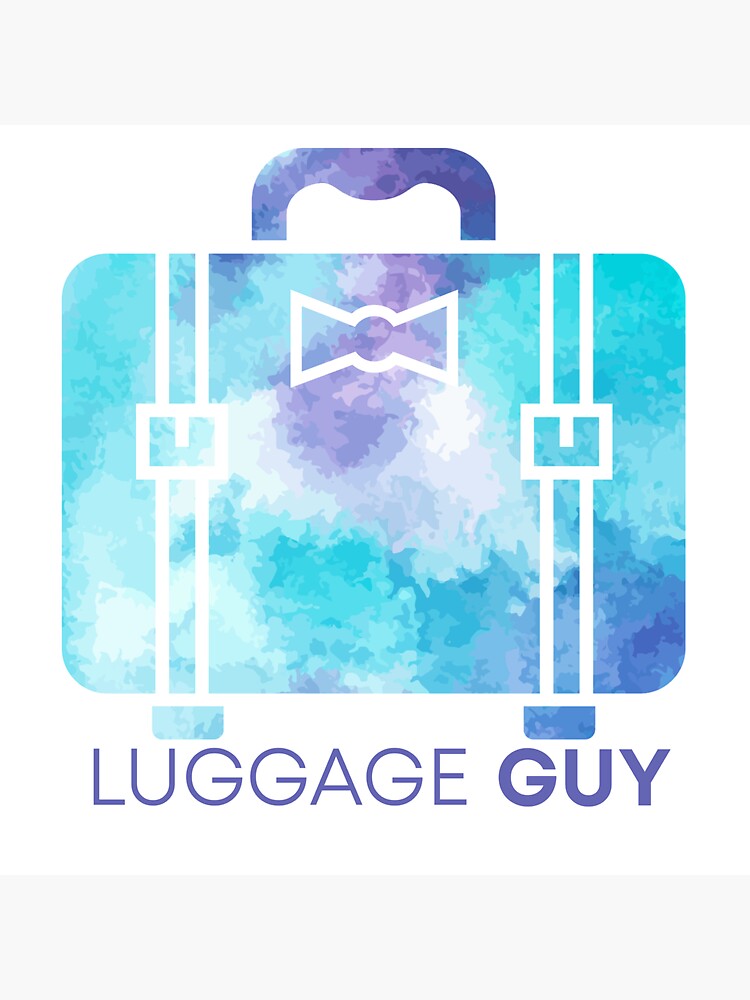 "Luggage guy" Sticker for Sale by Heteditz Redbubble