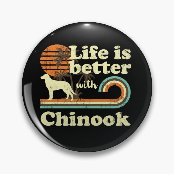 Item preview, Life is Better with Chinook Dog Vintage designed and sold by rafaeltto.
