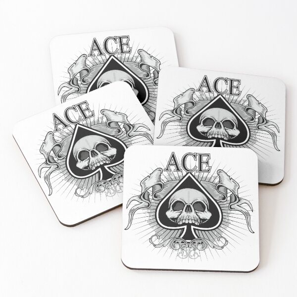 Item preview, ace of spades with skull designed and sold by amid999.