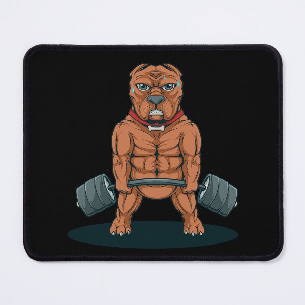 Item preview, Funny Squat Body Builder Bulldog Sport Training Muscle Dog Weight Lift Fitness Workout Gym Fanatic designed and sold by UniQueensShop.