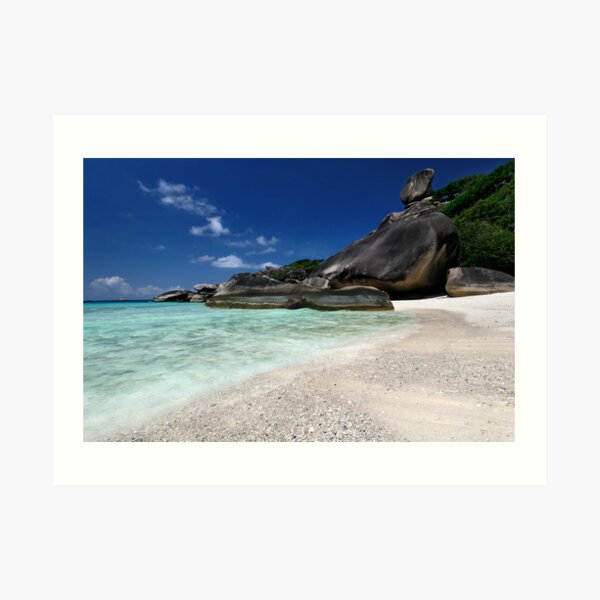 The Blue, Blue Similans Art Print