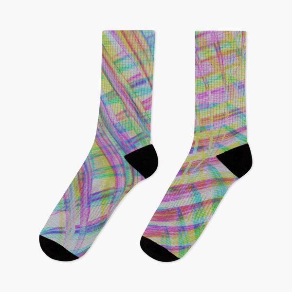 Item preview, Neon Glitch Palm Leaf - Colorful - Rainbow Neon - Glitchy Abstract Pattern designed and sold by SayWhatYouFeel.