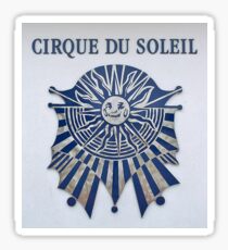 Cirque du soleil emblem Blue and sliver Sticker