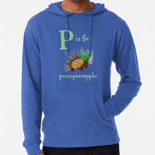 P is for Porcupineapple Lightweight Hoodie