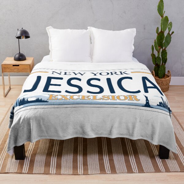 Item preview, Jessica Personalized Name New York Car License Plate designed and sold by Teetans.