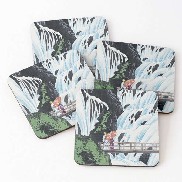 Item preview, Shiragumo Waterfall of Nikkō 1910 by Hiroaki Takahashi. designed and sold by BleuSky.