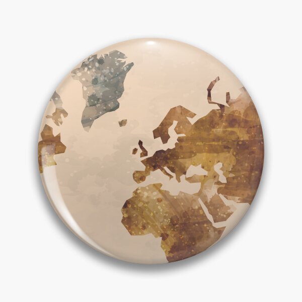 Item preview, World Map Abstract Art designed and sold by SharpWallArts.